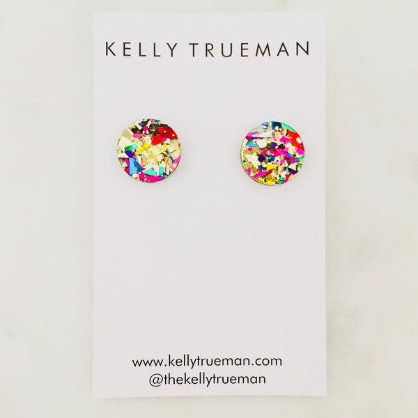 Large Studs - Fiesta Gold