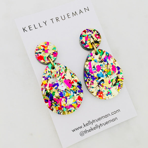 Classic Tear Drop Earrings - Fiesta Gold