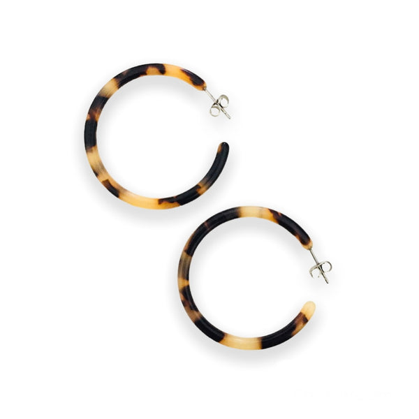 Hoop Earrings - Ash/Blonde