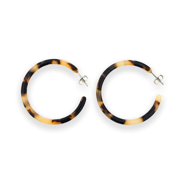Hoop Earrings - Ash/Blonde