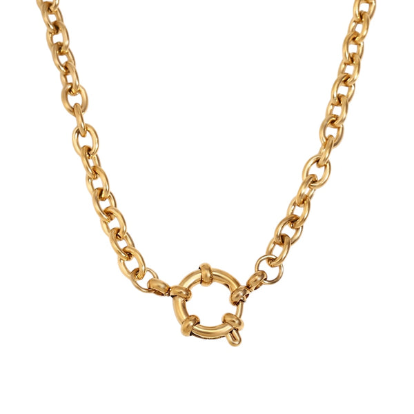 Chunky Belcher Necklace - Gold