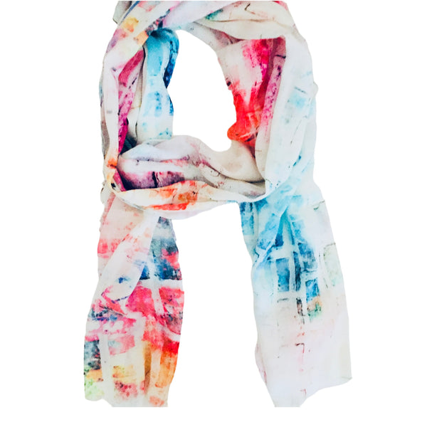 Scarf – Pastel Multi Colour