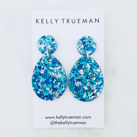 Classic Tear Drop Earrings - Fiesta Aqua